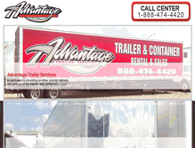 Tablet Screenshot of advantagetrailerservices.com